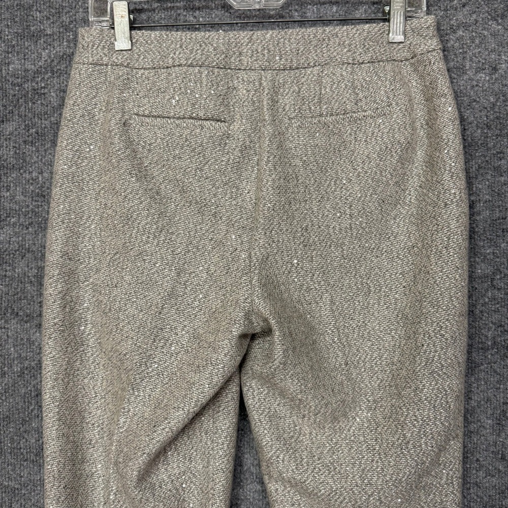 Talbots RSVP Dress Pants Womens 4P Gray Wool Blend Sequin Holiday Party NWT - Picture 13 of 14
